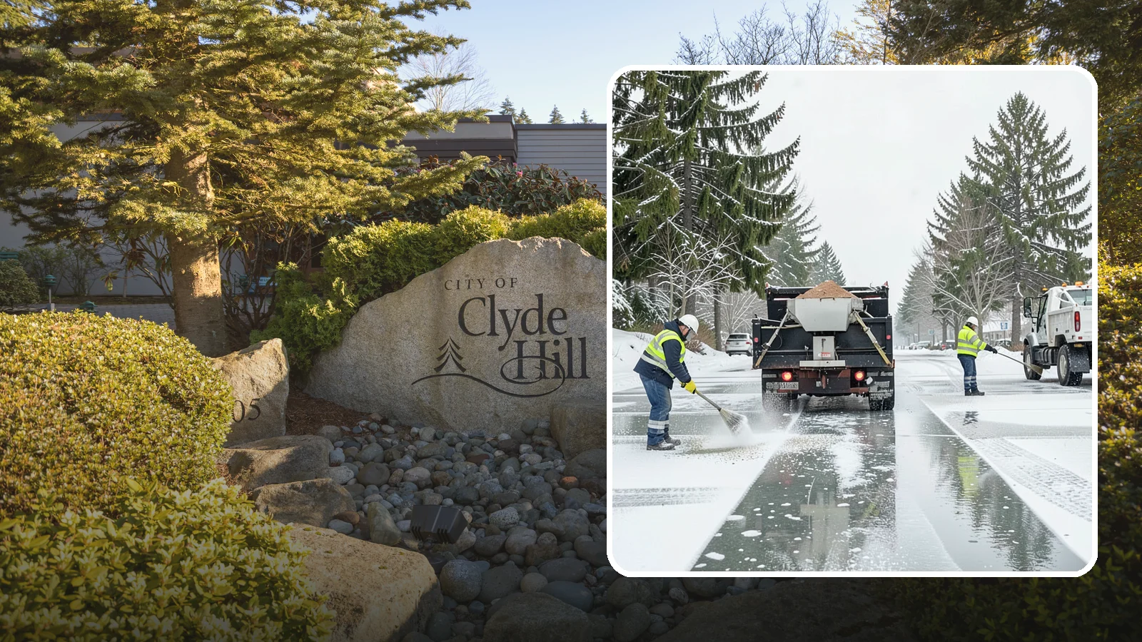 Parking Lot Salting in Clyde Hill, King County, WA - We apply road salt to commercial lots to melt ice and keep pavement clear through typical Western Washington cold.