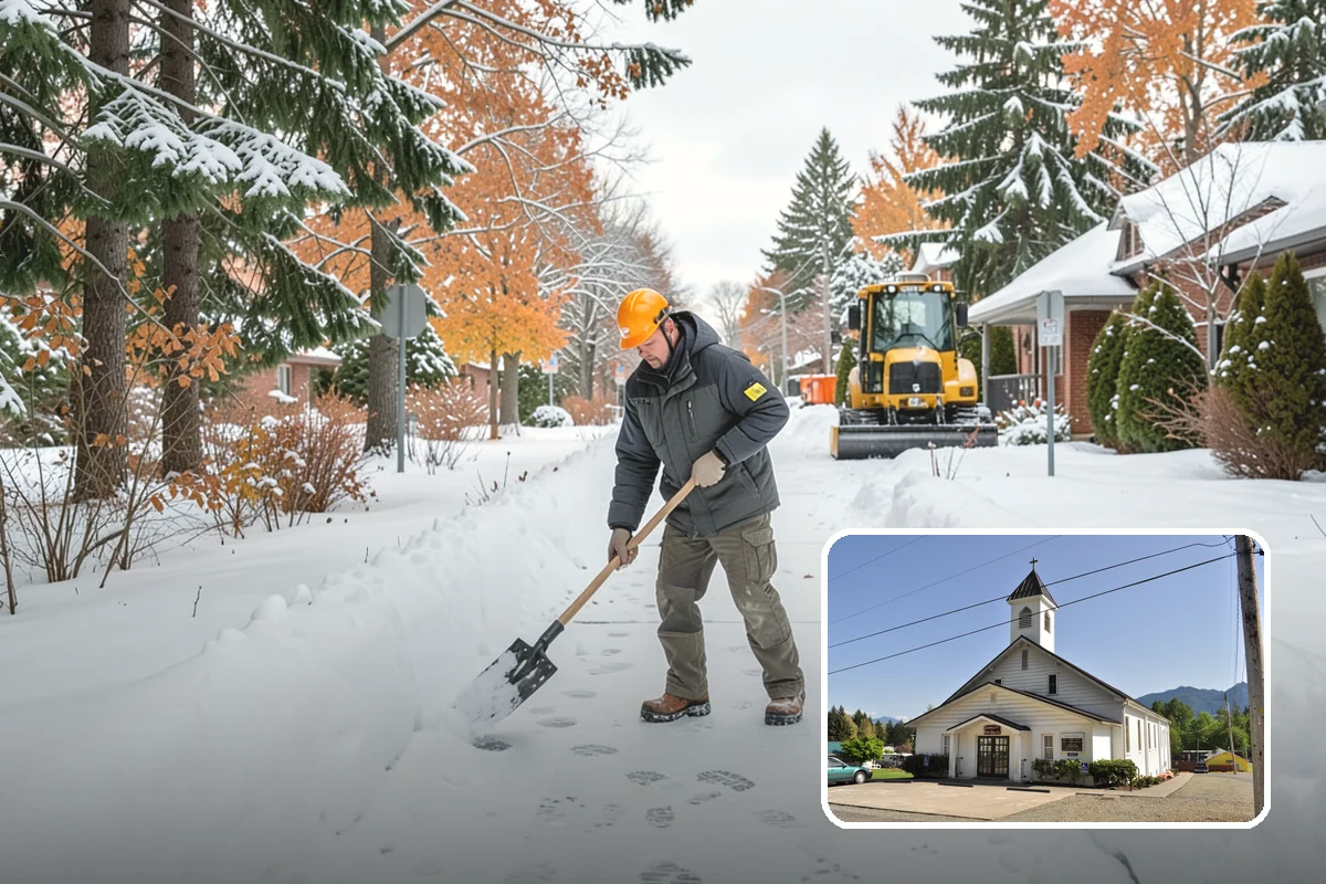 Parking Lot Salting in Concrete, Skagit County, WA - Effective across typical lowland ice temperatures