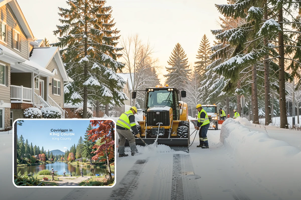 Parking Lot Salting in Covington, King County, WA - Effective across typical lowland ice temperatures