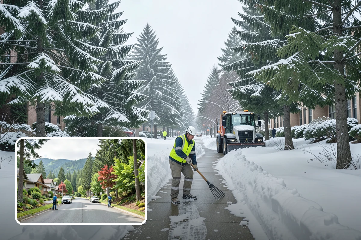 Parking Lot Salting in Darrington, Snohomish County, WA - Effective across typical lowland ice temperatures