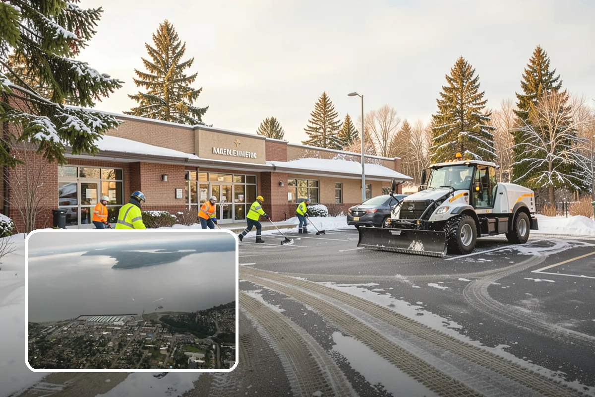 Parking Lot Salting in Des Moines, King County, WA - Effective across typical lowland ice temperatures