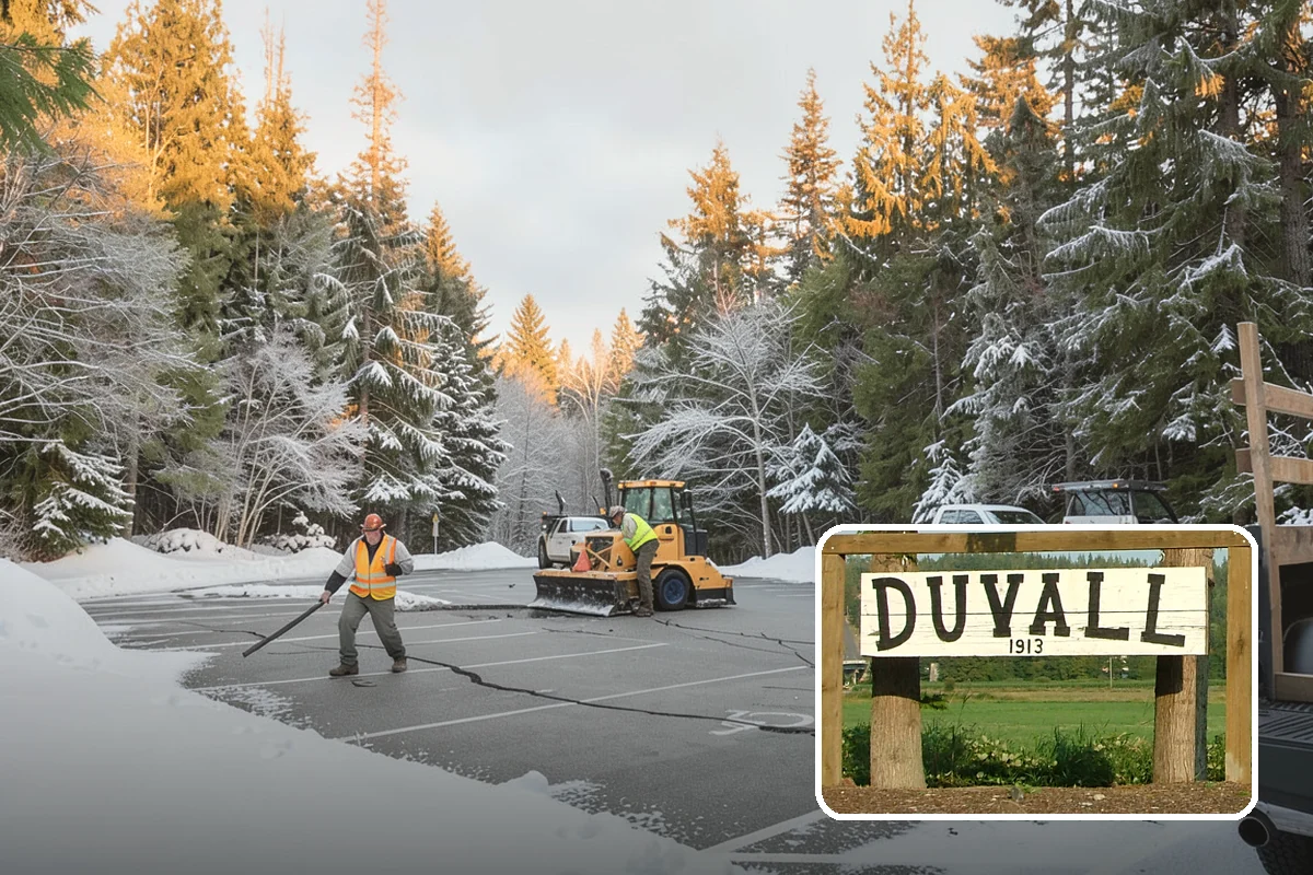 Parking Lot Salting in Duvall, King County, WA - Effective across typical lowland ice temperatures