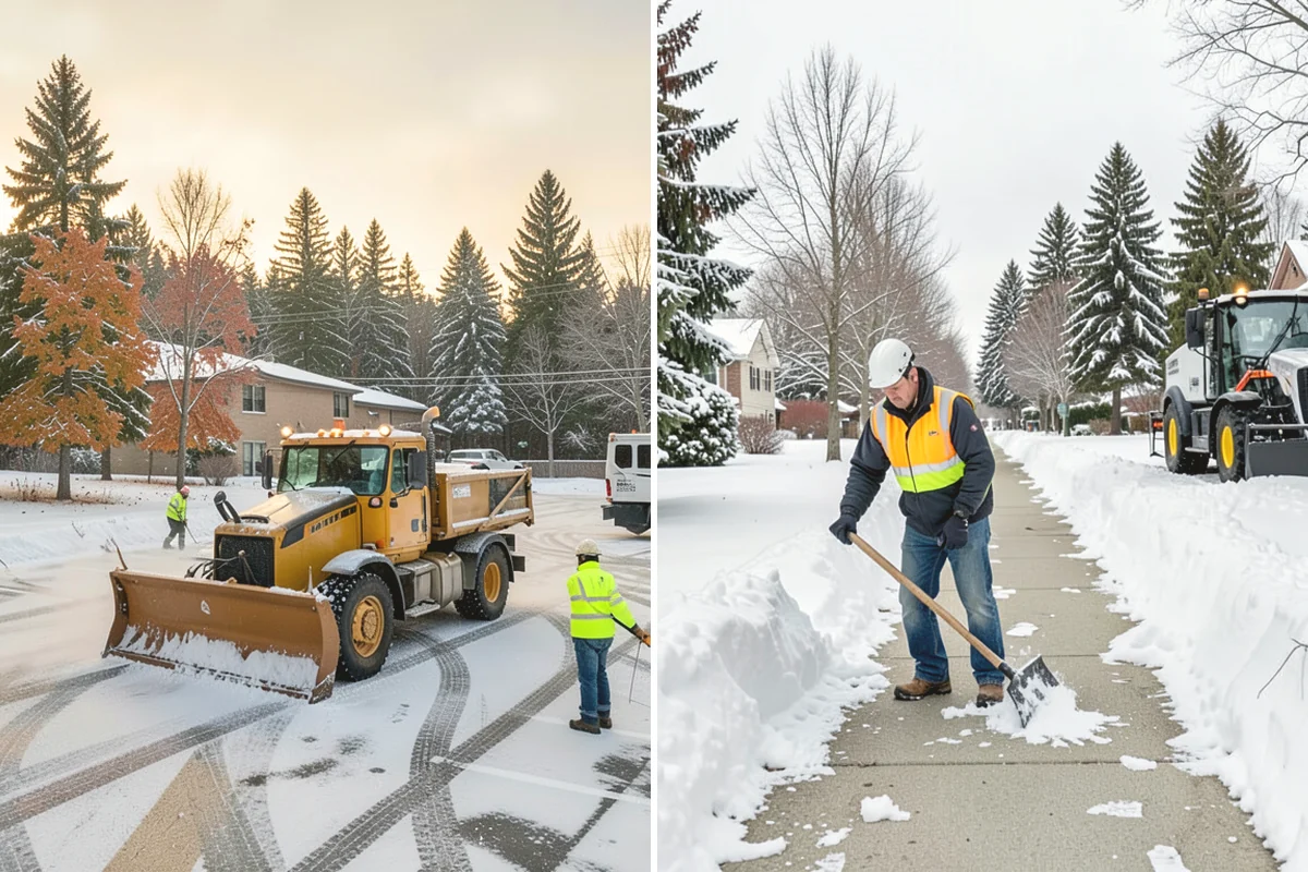 Parking Lot Salting in Duvall, King County, WA - We confirm temperatures fall within salt's effective range