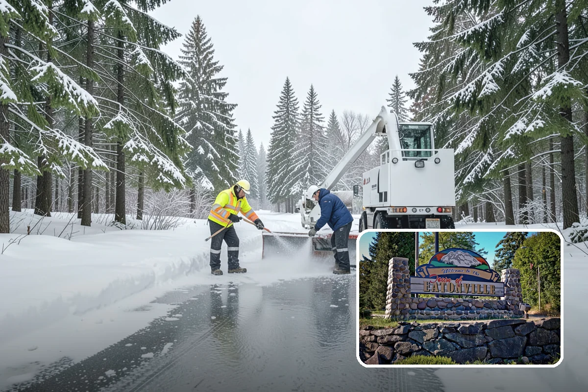 Parking Lot Salting in Eatonville, Pierce County, WA - Effective across typical lowland ice temperatures