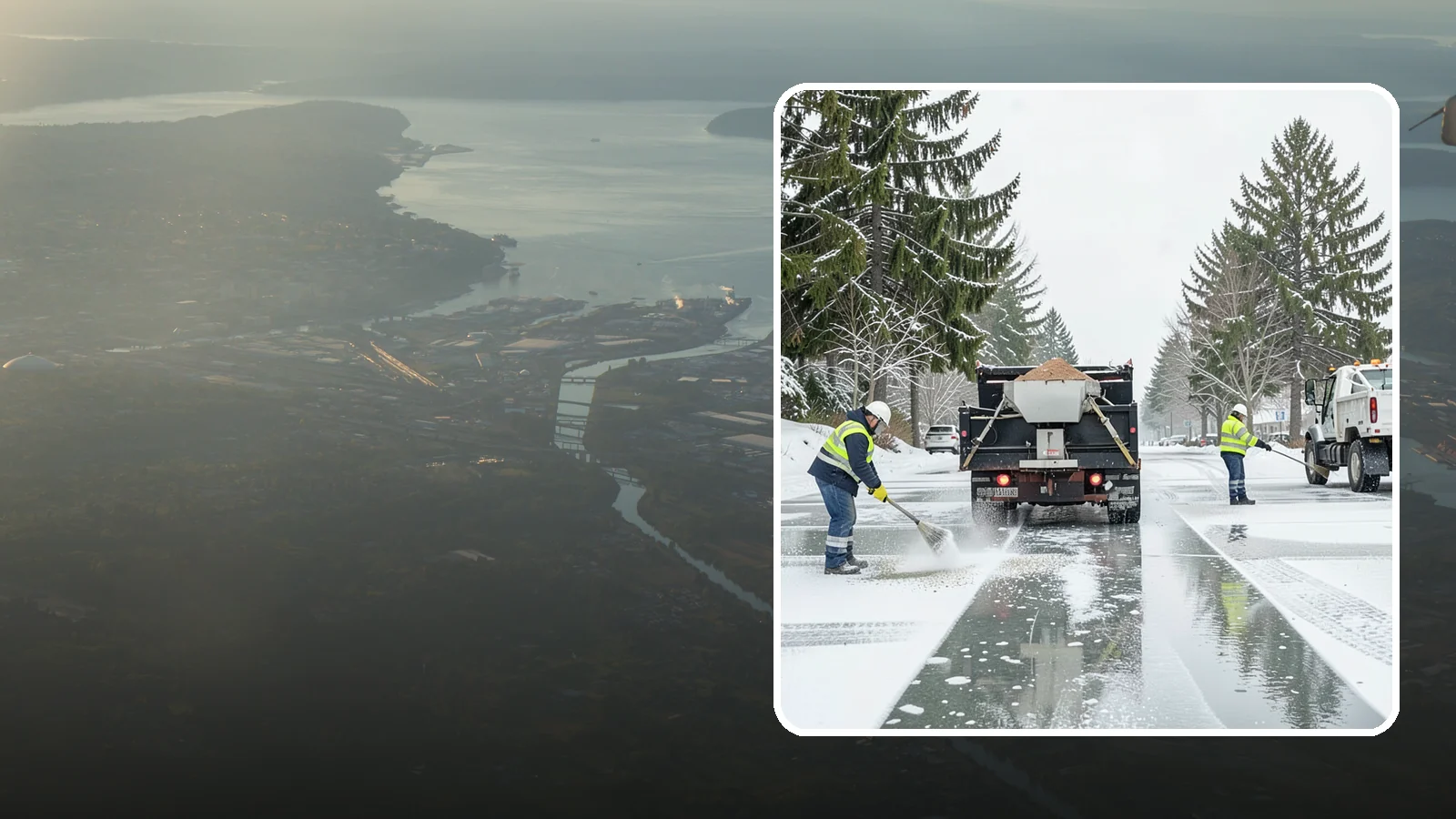 Parking Lot Salting in Fife, Pierce County, WA - We apply road salt to commercial lots to melt ice and keep pavement clear through typical Western Washington cold.