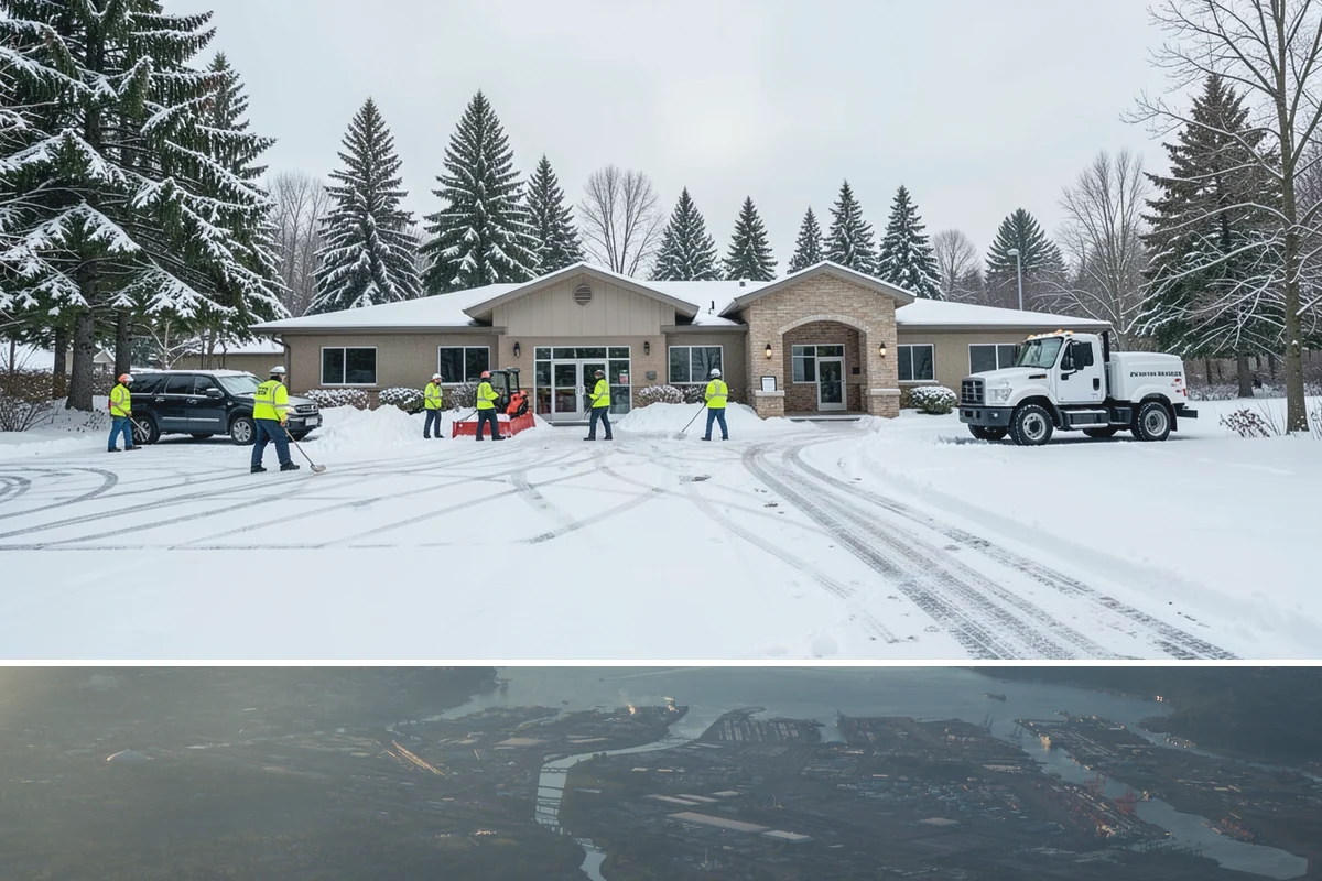 Parking Lot Salting in Fife, Pierce County, WA - Salting runs strongest through the mid-winter freeze window of December to February.