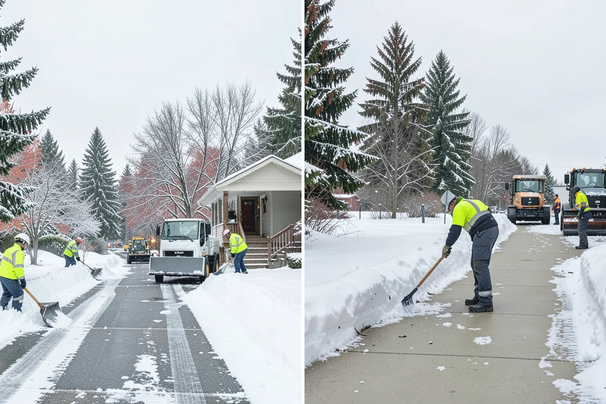 Parking Lot Salting in Gold Bar, Snohomish County, WA - We confirm temperatures fall within salt's effective range