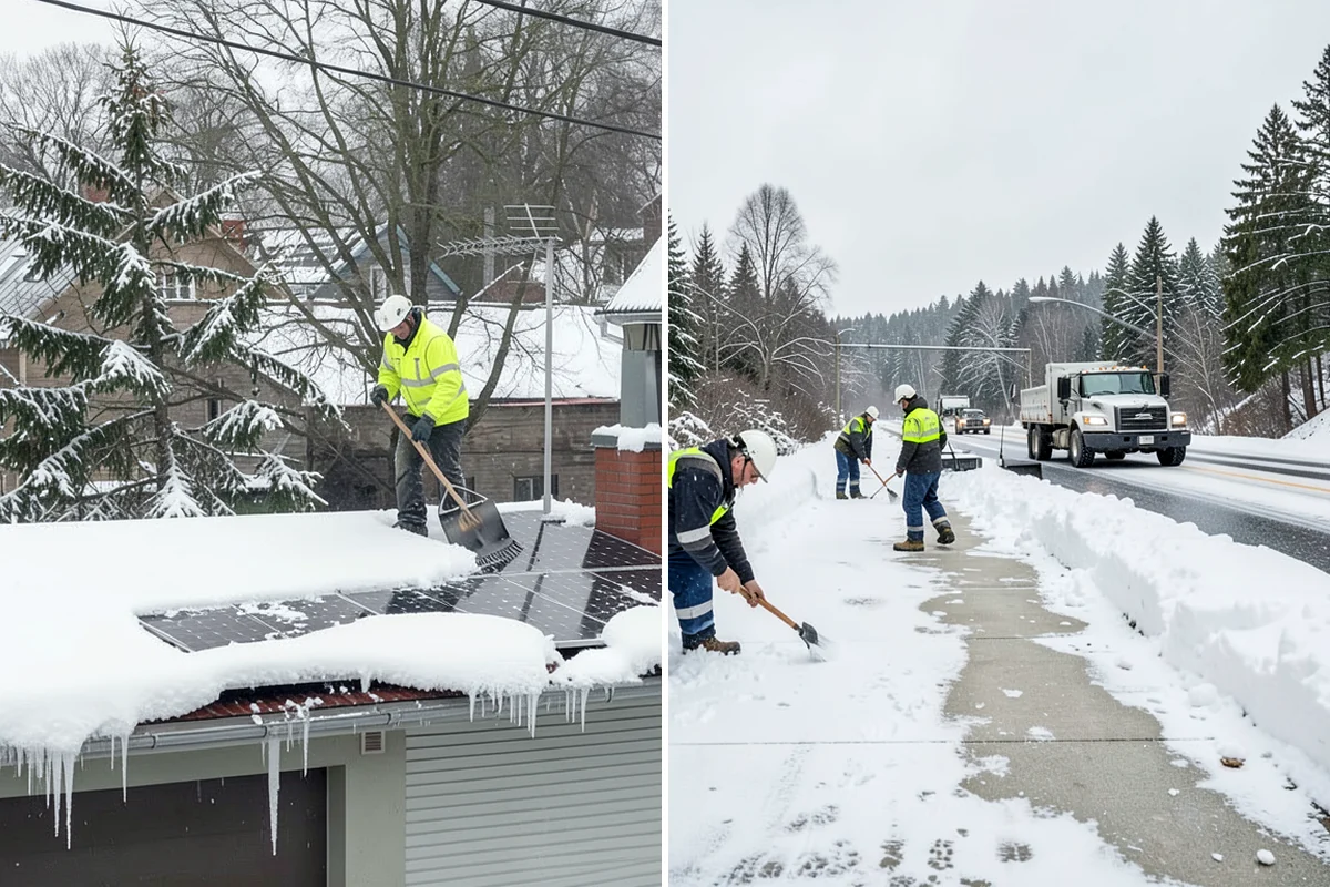 Parking Lot Salting in Hunts Point, King County, WA - We confirm temperatures fall within salt's effective range