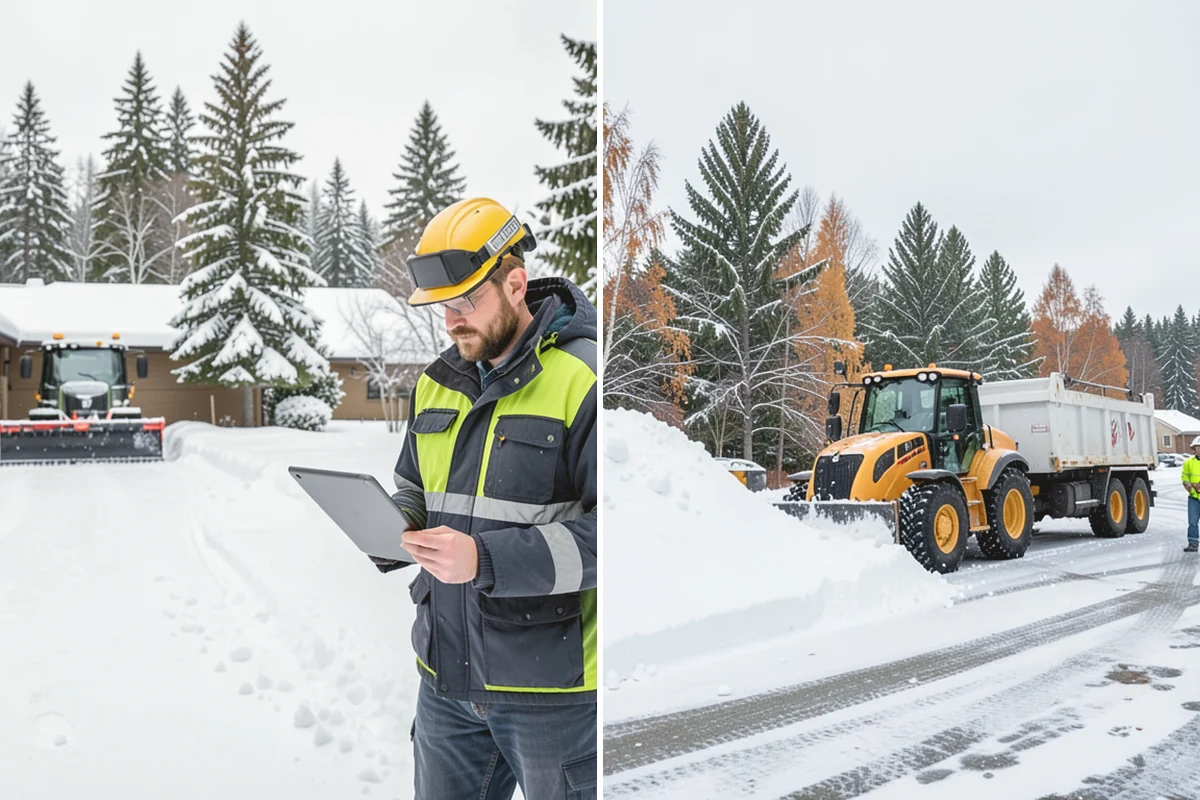 Parking Lot Salting in Issaquah, King County, WA - We confirm temperatures fall within salt's effective range