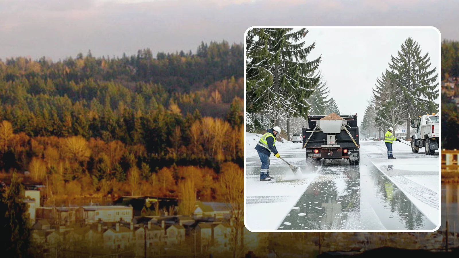 Parking Lot Salting in Kenmore, King County, WA - We apply road salt to commercial lots to melt ice and keep pavement clear through typical Western Washington cold.
