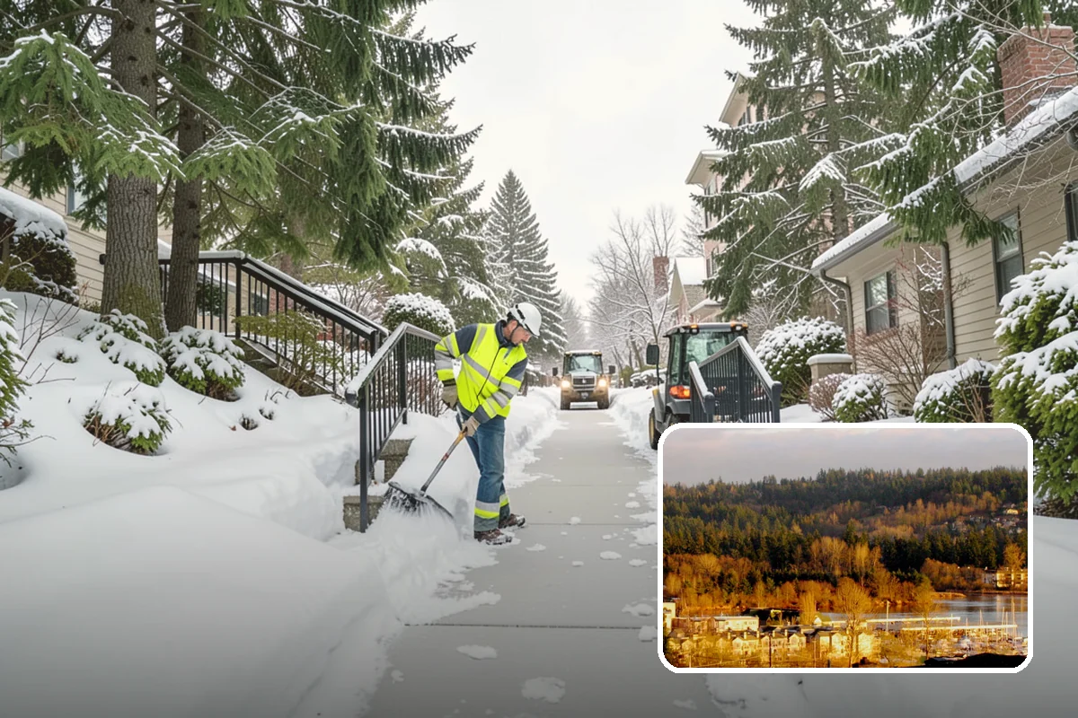 Parking Lot Salting in Kenmore, King County, WA - Effective across typical lowland ice temperatures