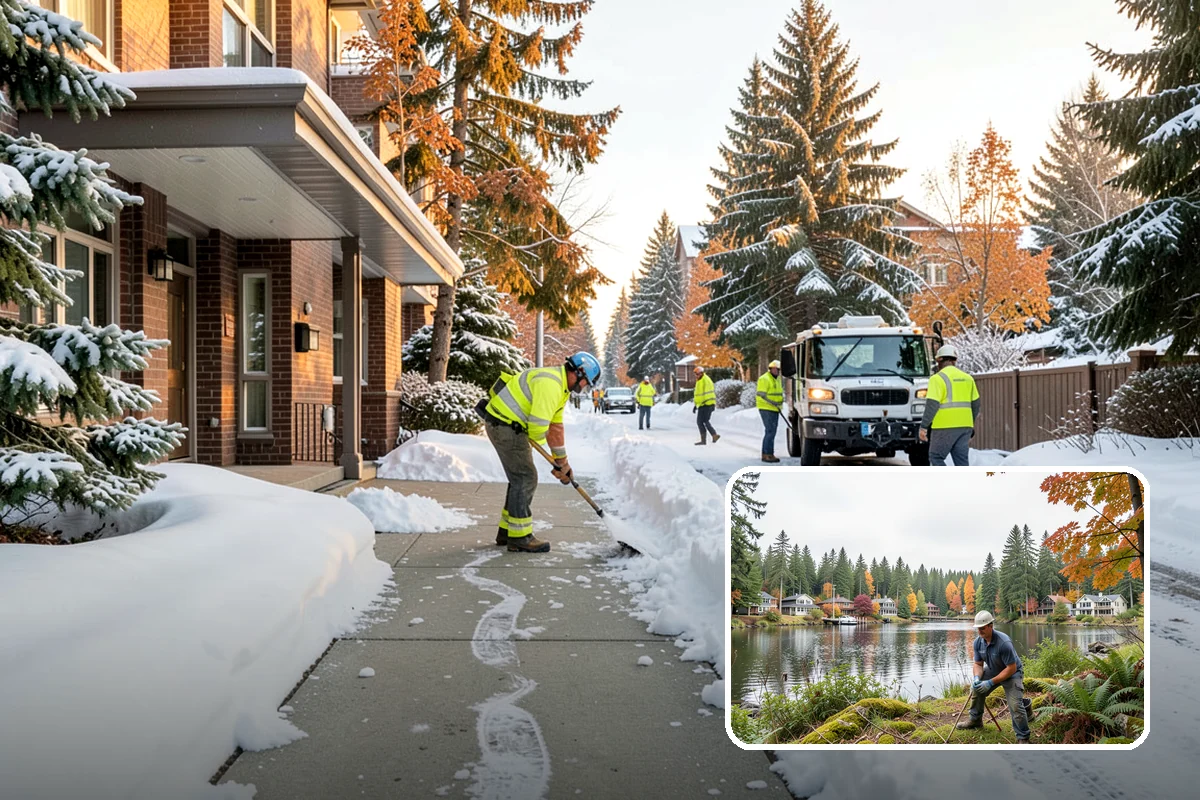 Parking Lot Salting in La Conner, Skagit County, WA - Effective across typical lowland ice temperatures