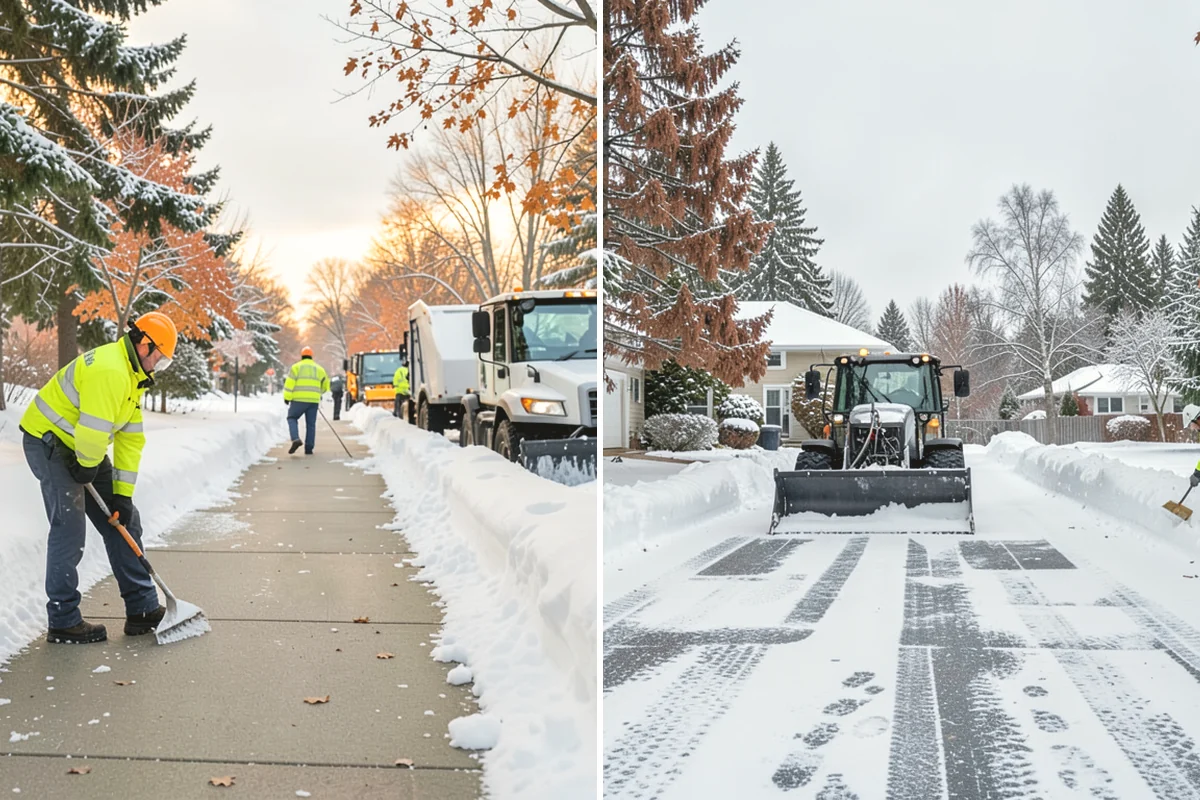 Parking Lot Salting in Lake Stevens, Snohomish County, WA - We confirm temperatures fall within salt's effective range