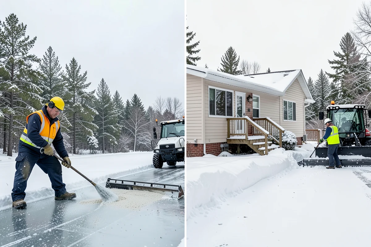 Parking Lot Salting in Maple Valley, King County, WA - We confirm temperatures fall within salt's effective range
