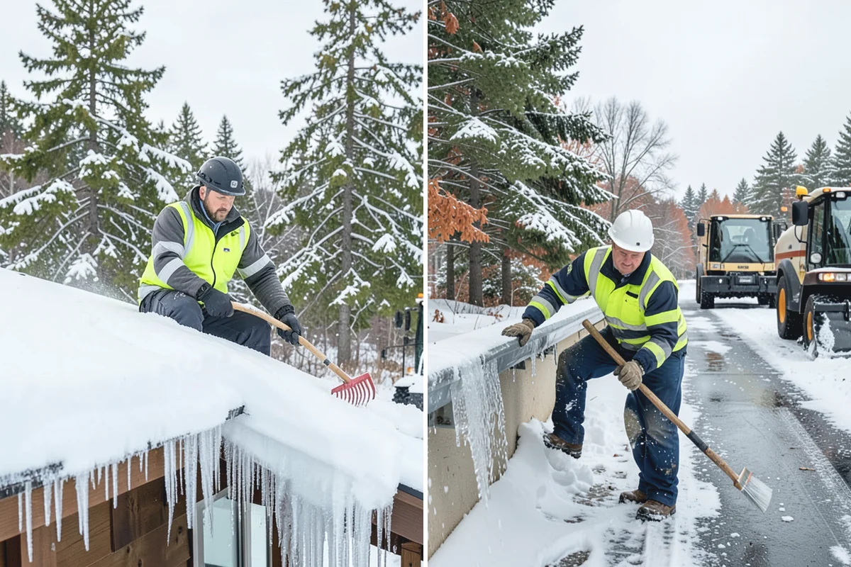 Parking Lot Salting in Marysville, Snohomish County, WA - We confirm temperatures fall within salt's effective range