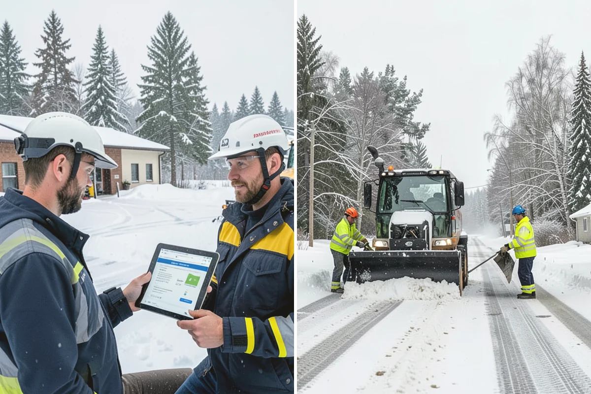Parking Lot Salting in Mercer Island, King County, WA - We confirm temperatures fall within salt's effective range