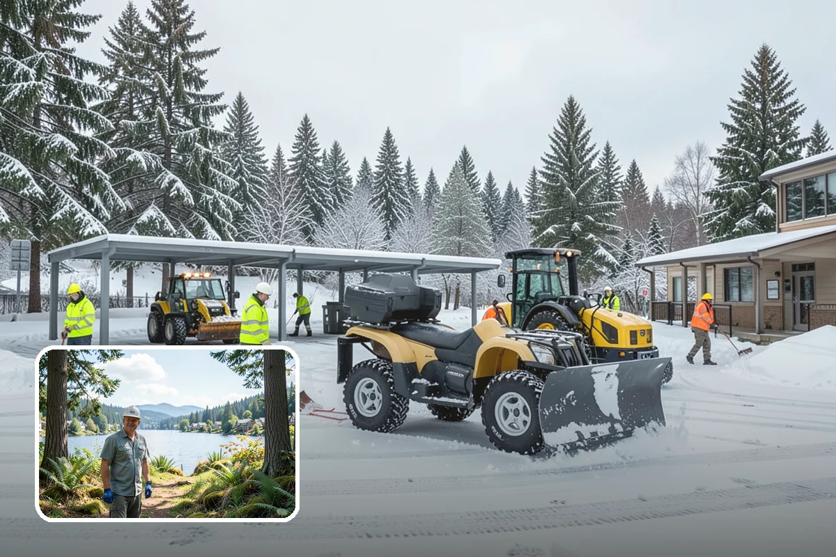 Parking Lot Salting in Milton, King County, WA - Effective across typical lowland ice temperatures