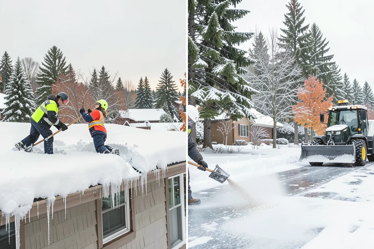 Parking Lot Salting in Mountlake Terrace, Snohomish County, WA - We confirm temperatures fall within salt's effective range