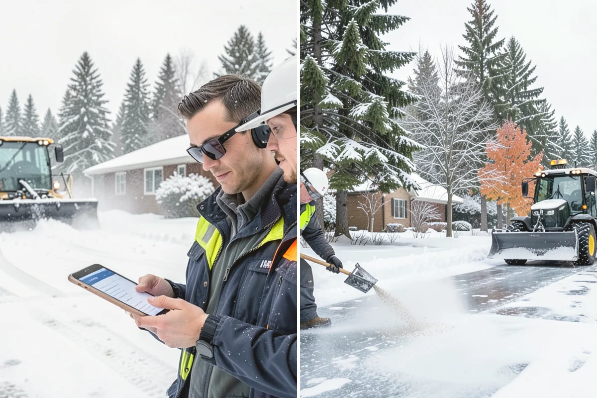 Parking Lot Salting in Mukilteo, Snohomish County, WA - We confirm temperatures fall within salt's effective range