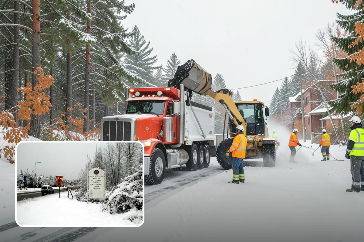 Parking Lot Salting in Newcastle, King County, WA - Effective across typical lowland ice temperatures