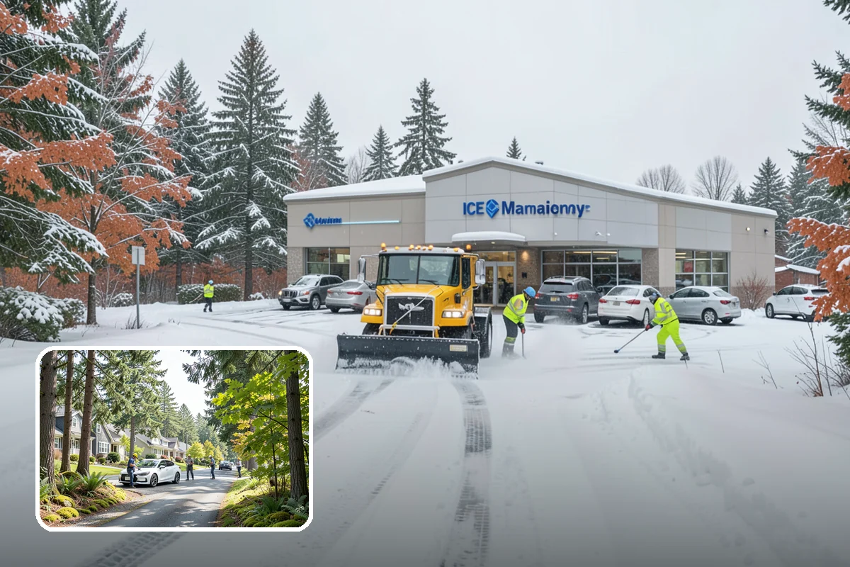 Parking Lot Salting in Normandy Park, King County, WA - Effective across typical lowland ice temperatures