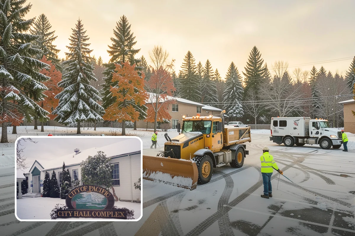 Parking Lot Salting in Pacific, King County, WA - Effective across typical lowland ice temperatures