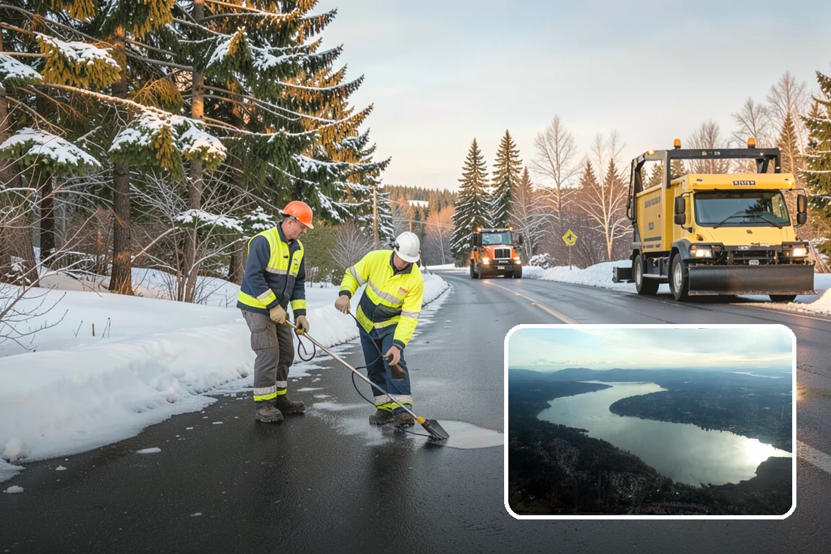 Parking Lot Salting in Sammamish, King County, WA - Effective across typical lowland ice temperatures