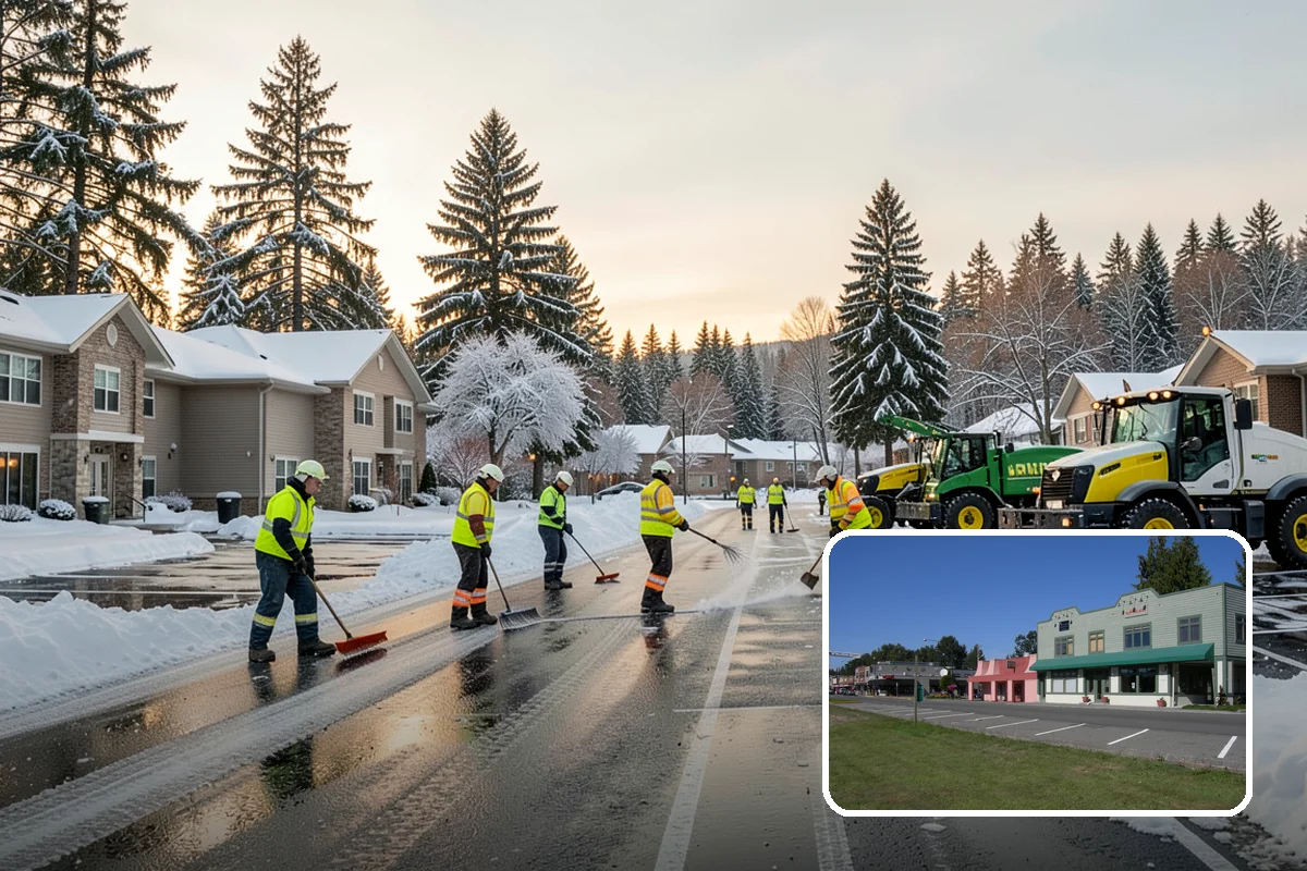 Parking Lot Salting in Snoqualmie, King County, WA - Effective across typical lowland ice temperatures
