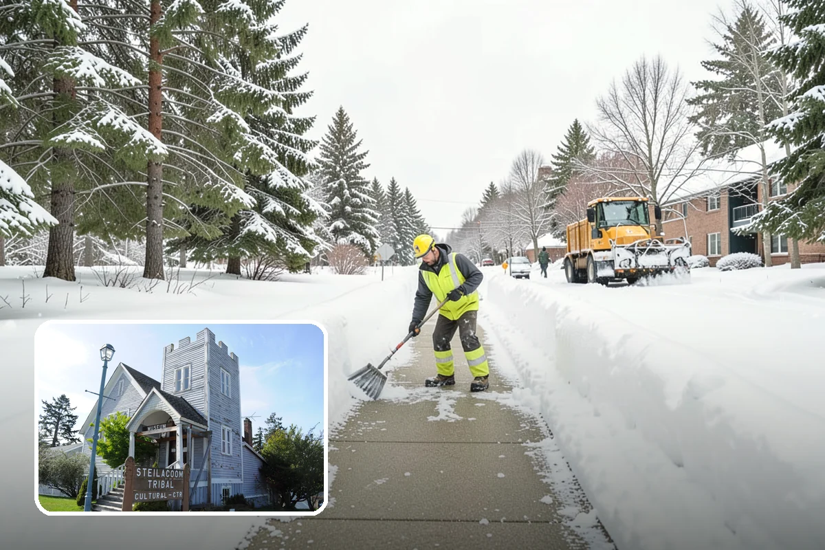 Parking Lot Salting in Steilacoom, Pierce County, WA - Effective across typical lowland ice temperatures
