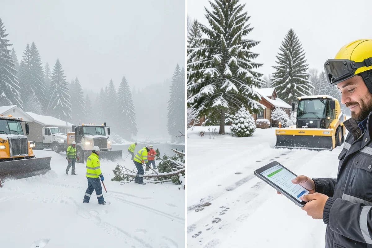 Parking Lot Salting in Steilacoom, Pierce County, WA - We confirm temperatures fall within salt's effective range