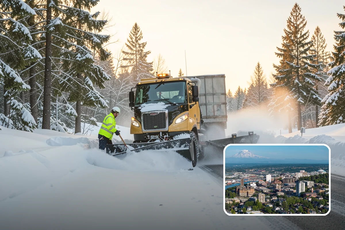 Parking Lot Salting in Tacoma, Pierce County, WA - Effective across typical lowland ice temperatures