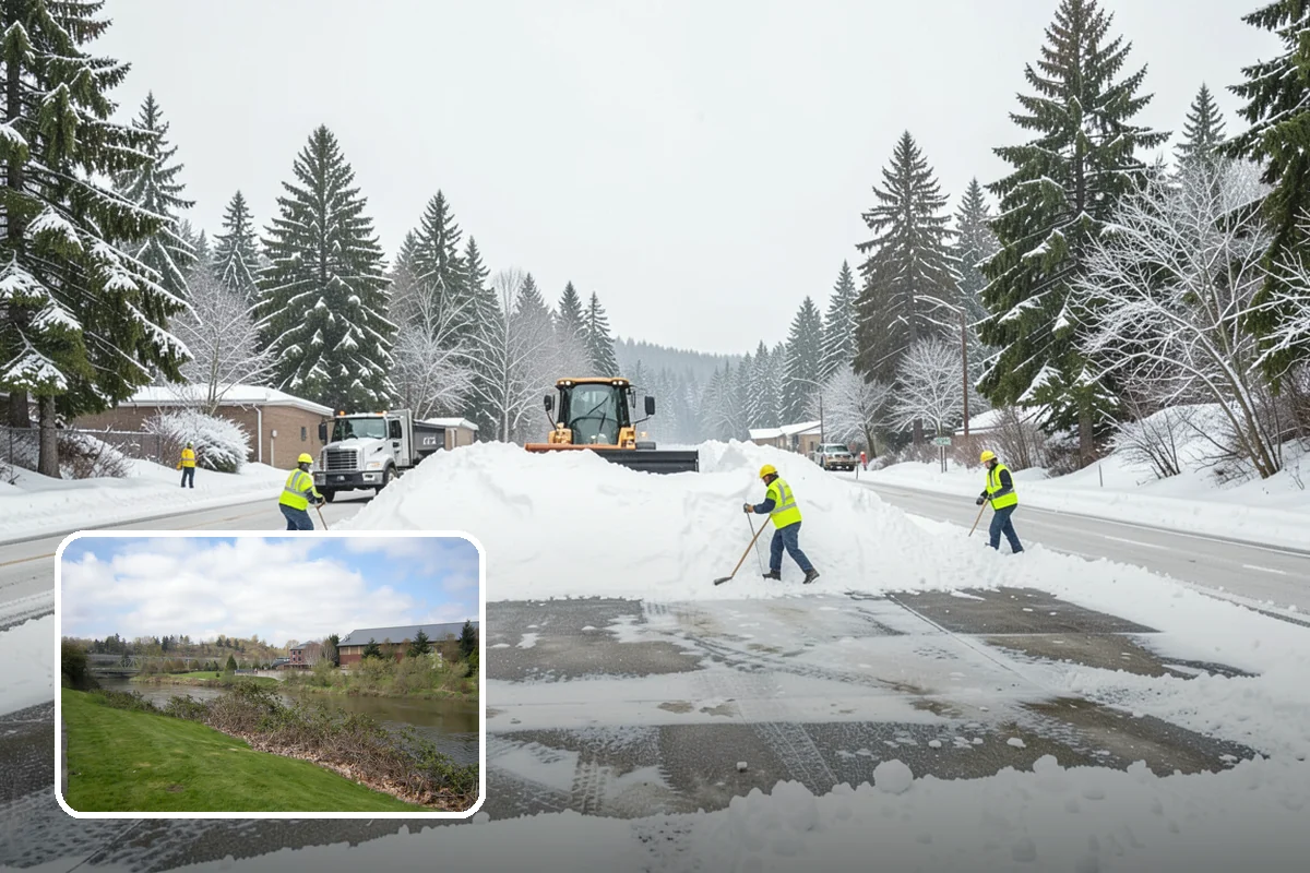 Parking Lot Salting in Tukwila, King County, WA - Effective across typical lowland ice temperatures