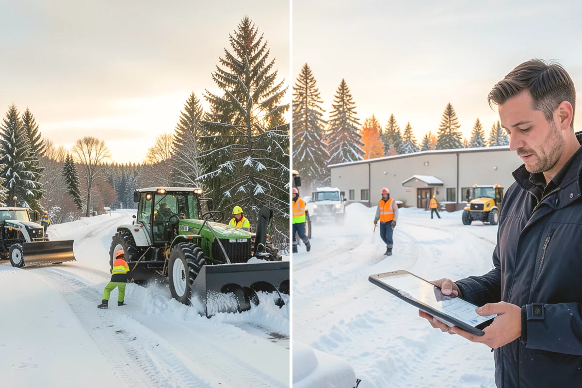Parking Lot Salting in Tukwila, King County, WA - We confirm temperatures fall within salt's effective range