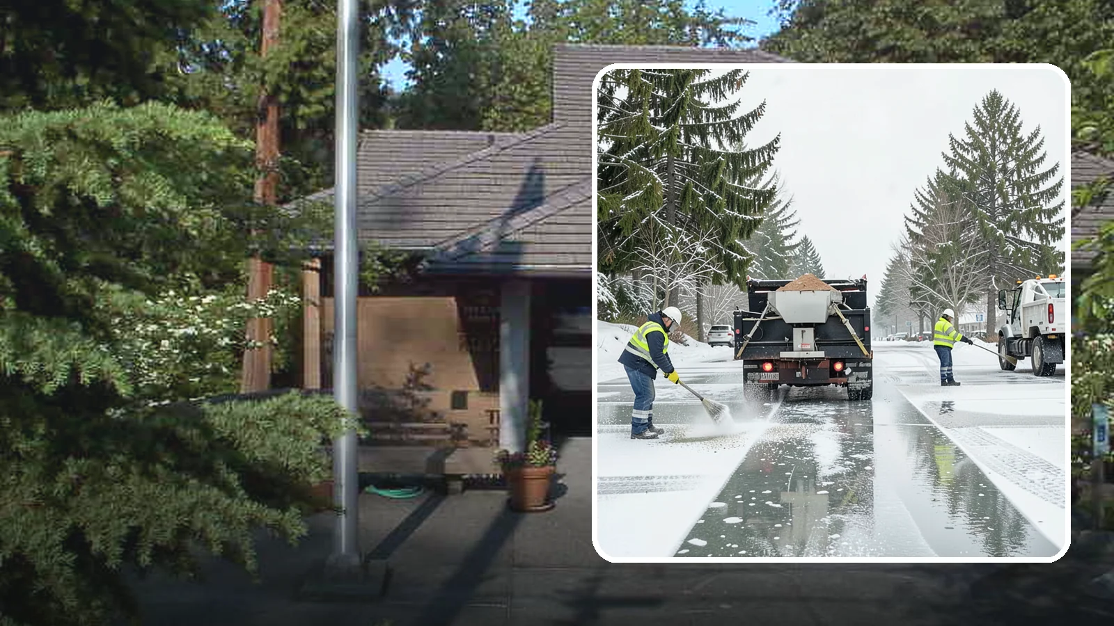 Parking Lot Salting in Yarrow Point, King County, WA - We apply road salt to commercial lots to melt ice and keep pavement clear through typical Western Washington cold.