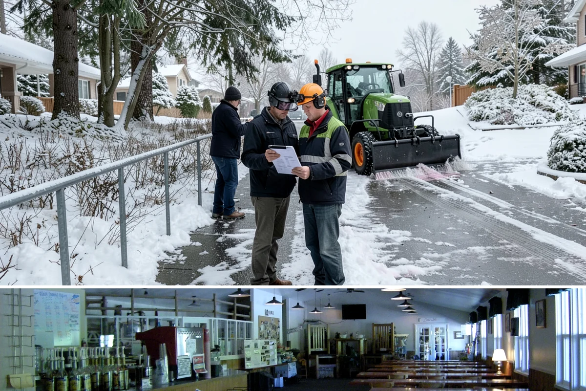 Parking Lot Sanding in Black Diamond, King County, WA - Sanding is most needed during deep-cold snaps from December through early February.