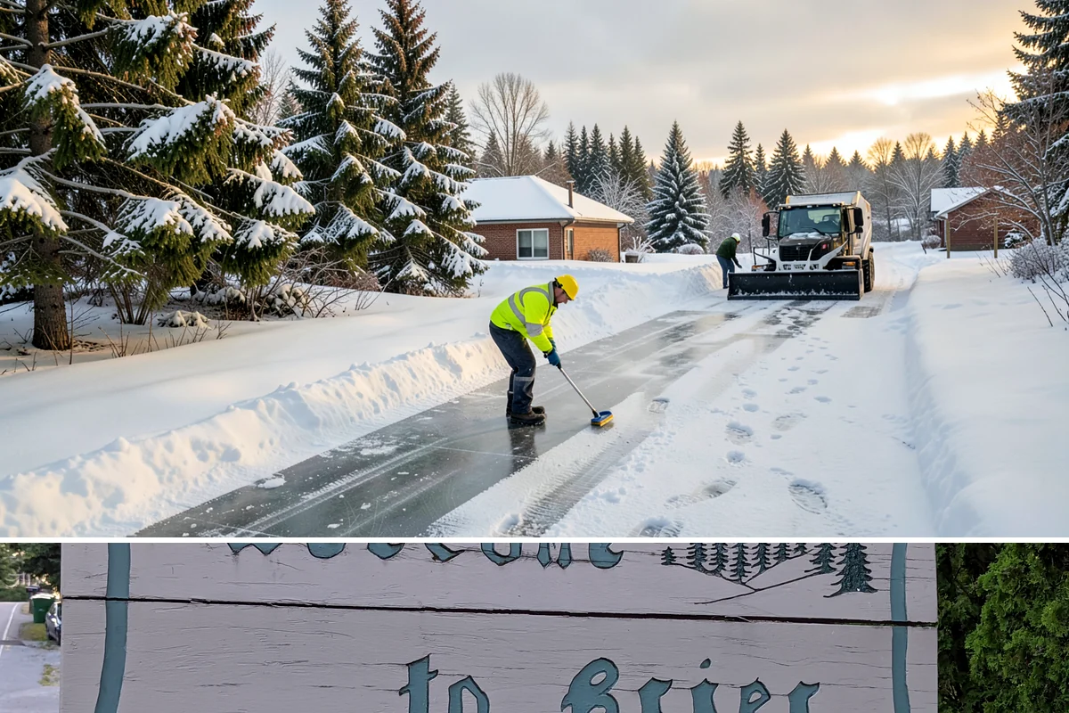 Parking Lot Sanding in Brier, Snohomish County, WA - Sanding is most needed during deep-cold snaps from December through early February.
