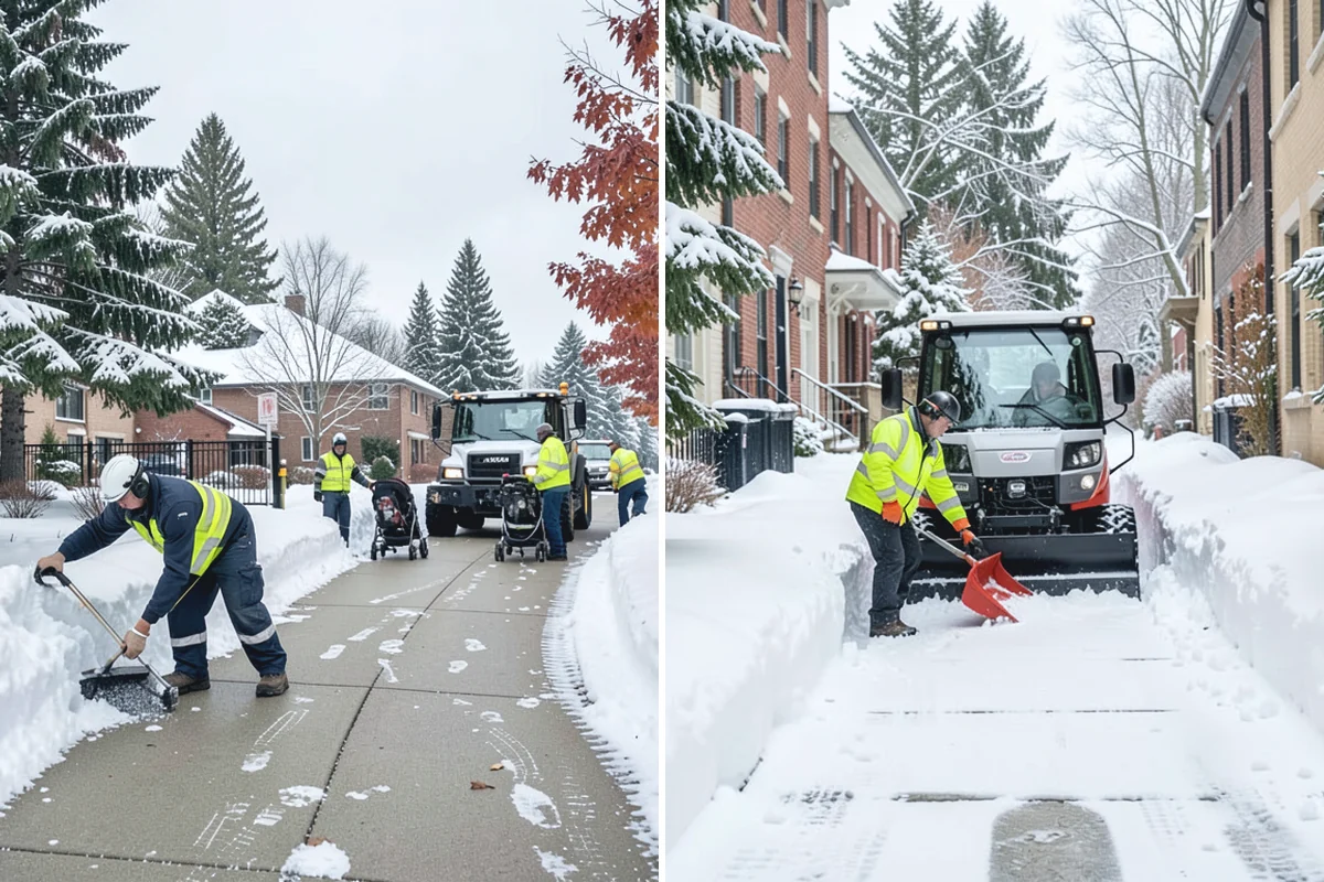 Parking Lot Sanding in Buckley, Pierce County, WA - We check pavement temperatures against deicer thresholds