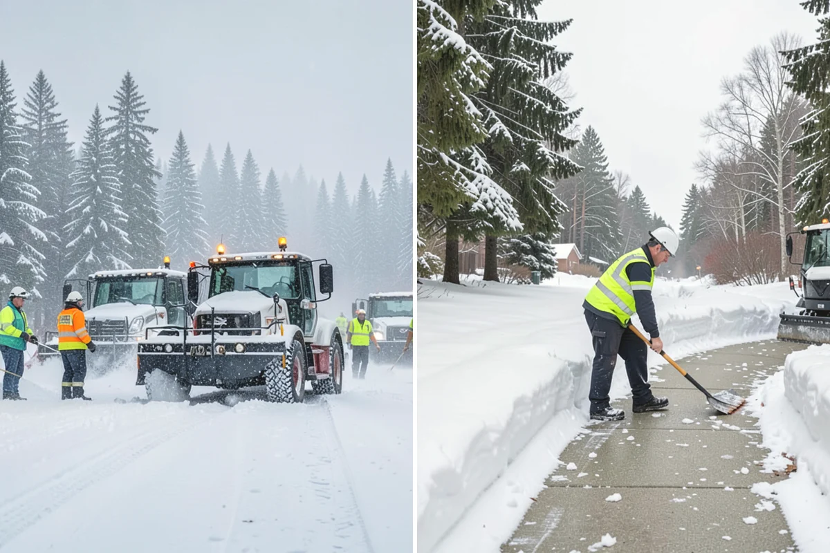 Parking Lot Sanding in Carnation, King County, WA - We check pavement temperatures against deicer thresholds