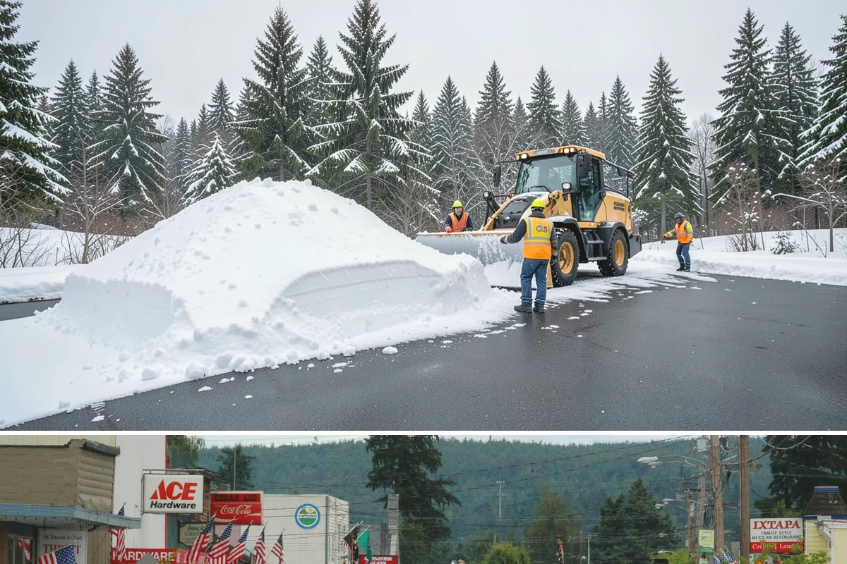 Parking Lot Sanding in Carnation, King County, WA - Sanding is most needed during deep-cold snaps from December through early February.