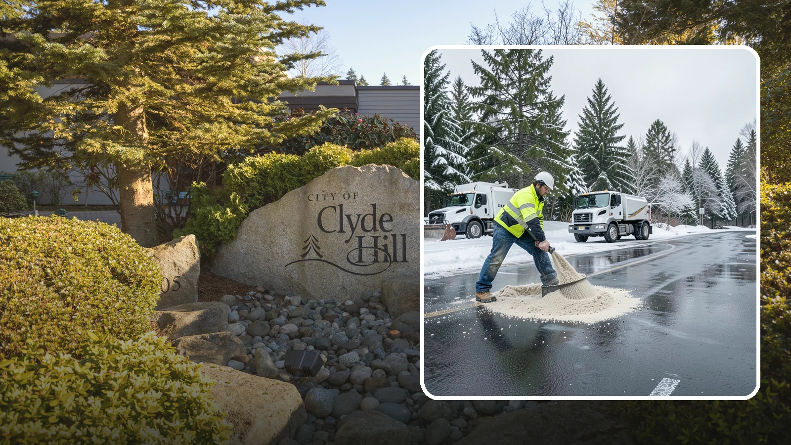 Parking Lot Sanding in Clyde Hill, King County, WA - When temperatures fall too low for salt to work, we spread sand to restore traction across your lot.