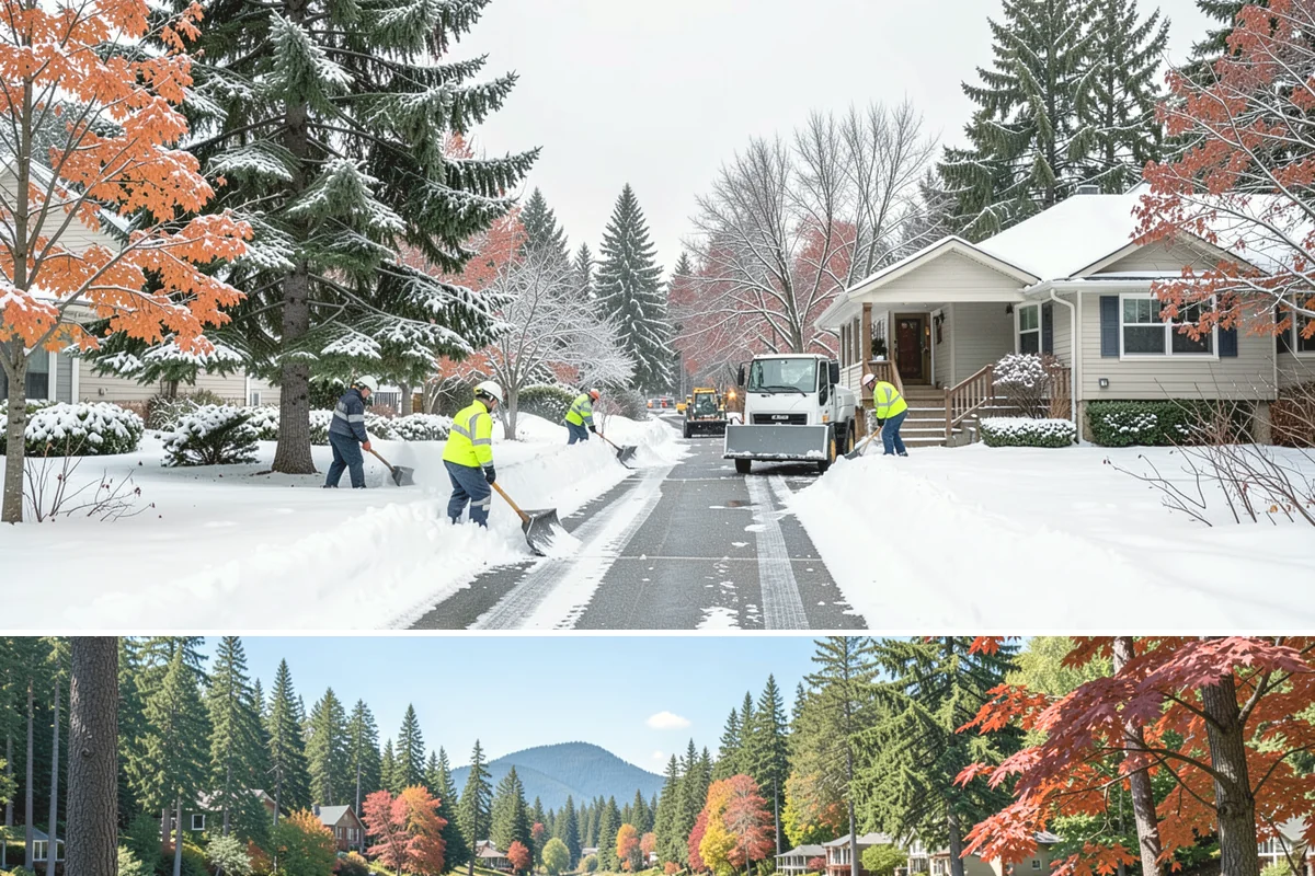 Parking Lot Sanding in Covington, King County, WA - Sanding is most needed during deep-cold snaps from December through early February.