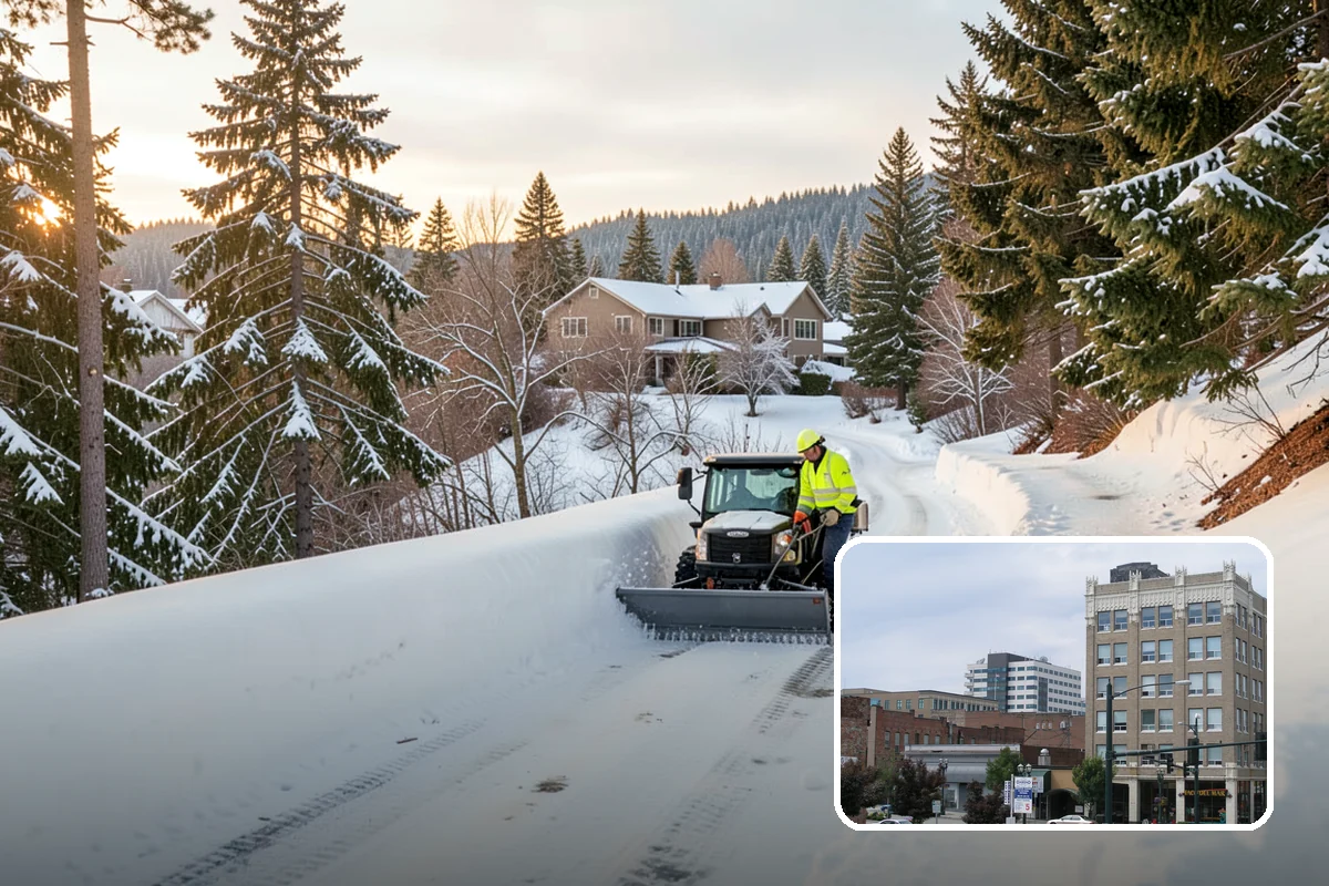 Parking Lot Sanding in Everett, Snohomish County, WA - Immediate traction on packed snow and ice