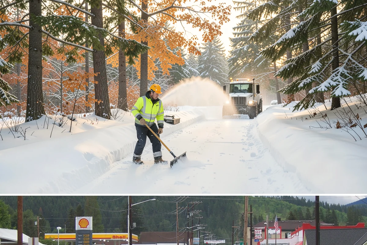 Parking Lot Sanding in Granite Falls, Snohomish County, WA - Sanding is most needed during deep-cold snaps from December through early February.
