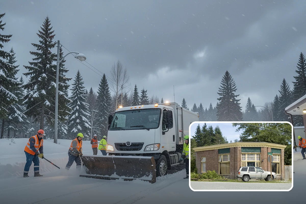 Parking Lot Sanding in Hamilton, Skagit County, WA - Immediate traction on packed snow and ice