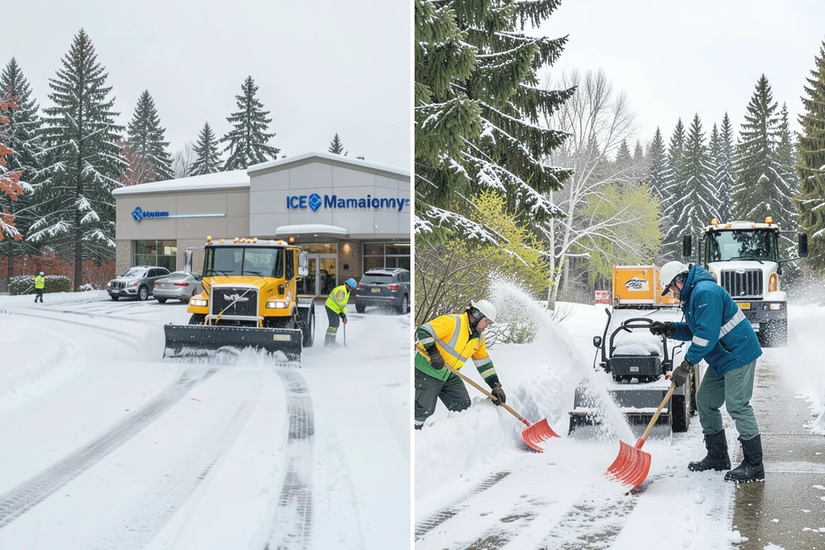 Parking Lot Sanding in Hamilton, Skagit County, WA - We check pavement temperatures against deicer thresholds