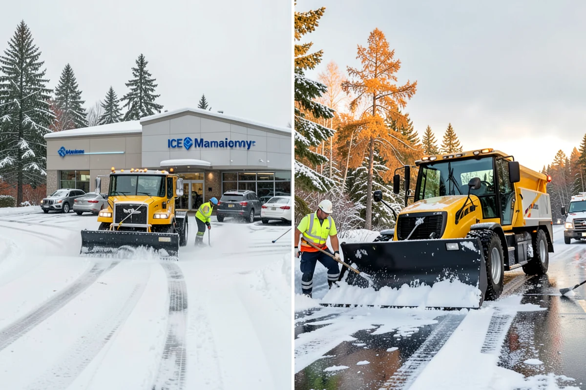 Parking Lot Sanding in Hunts Point, King County, WA - We check pavement temperatures against deicer thresholds