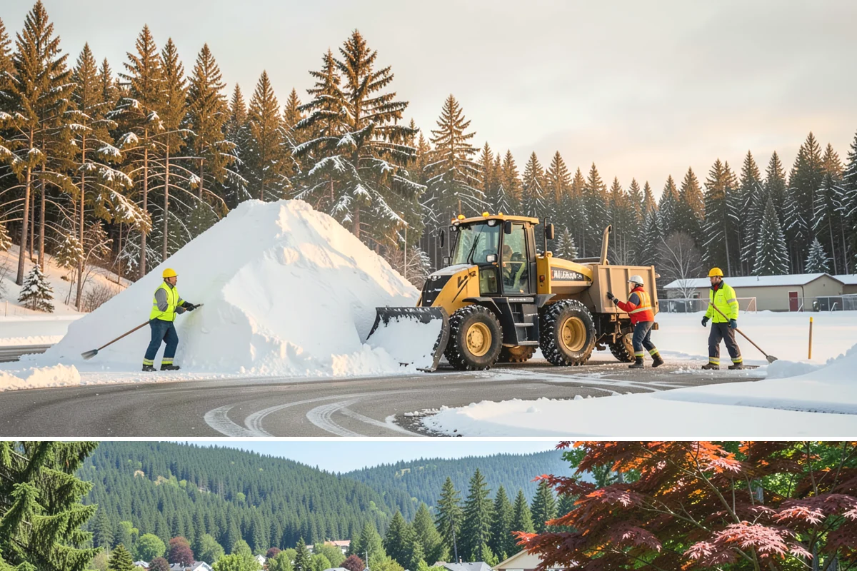 Parking Lot Sanding in Index, Snohomish County, WA - Sanding is most needed during deep-cold snaps from December through early February.