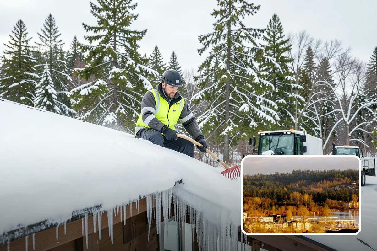 Parking Lot Sanding in Kenmore, King County, WA - Immediate traction on packed snow and ice