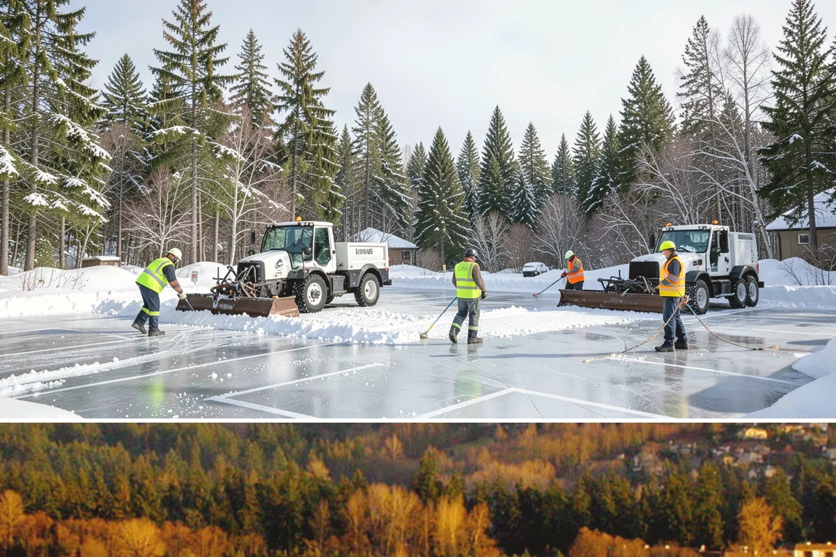 Parking Lot Sanding in Kenmore, King County, WA - Sanding is most needed during deep-cold snaps from December through early February.