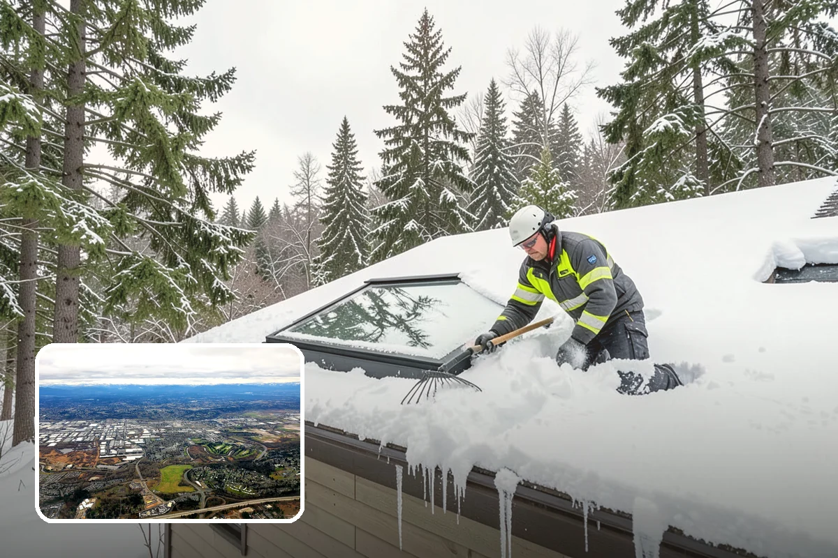 Parking Lot Sanding in Kent, King County, WA - Immediate traction on packed snow and ice